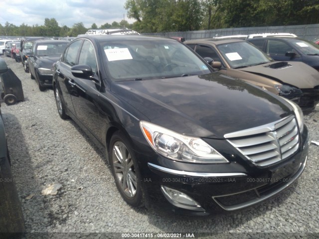 hyundai genesis 2012 kmhgc4ddxcu168215