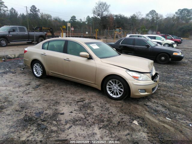 hyundai genesis 2011 kmhgc4de7bu132876