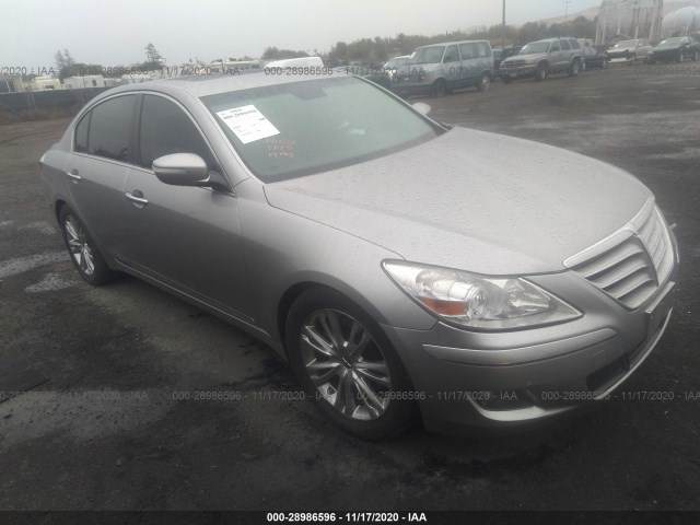 hyundai genesis 2011 kmhgc4df6bu116290