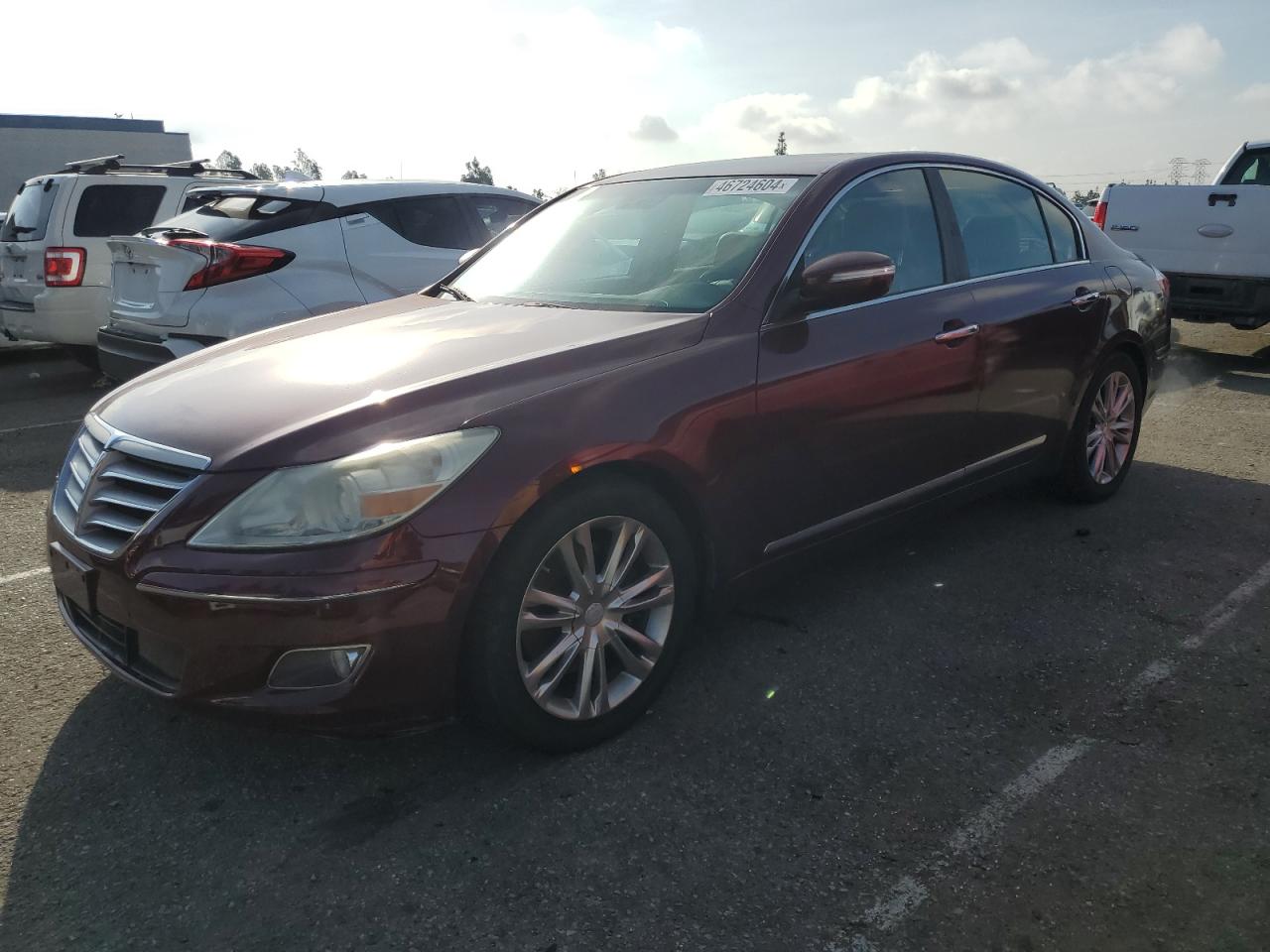 hyundai genesis 2010 kmhgc4df7au070404