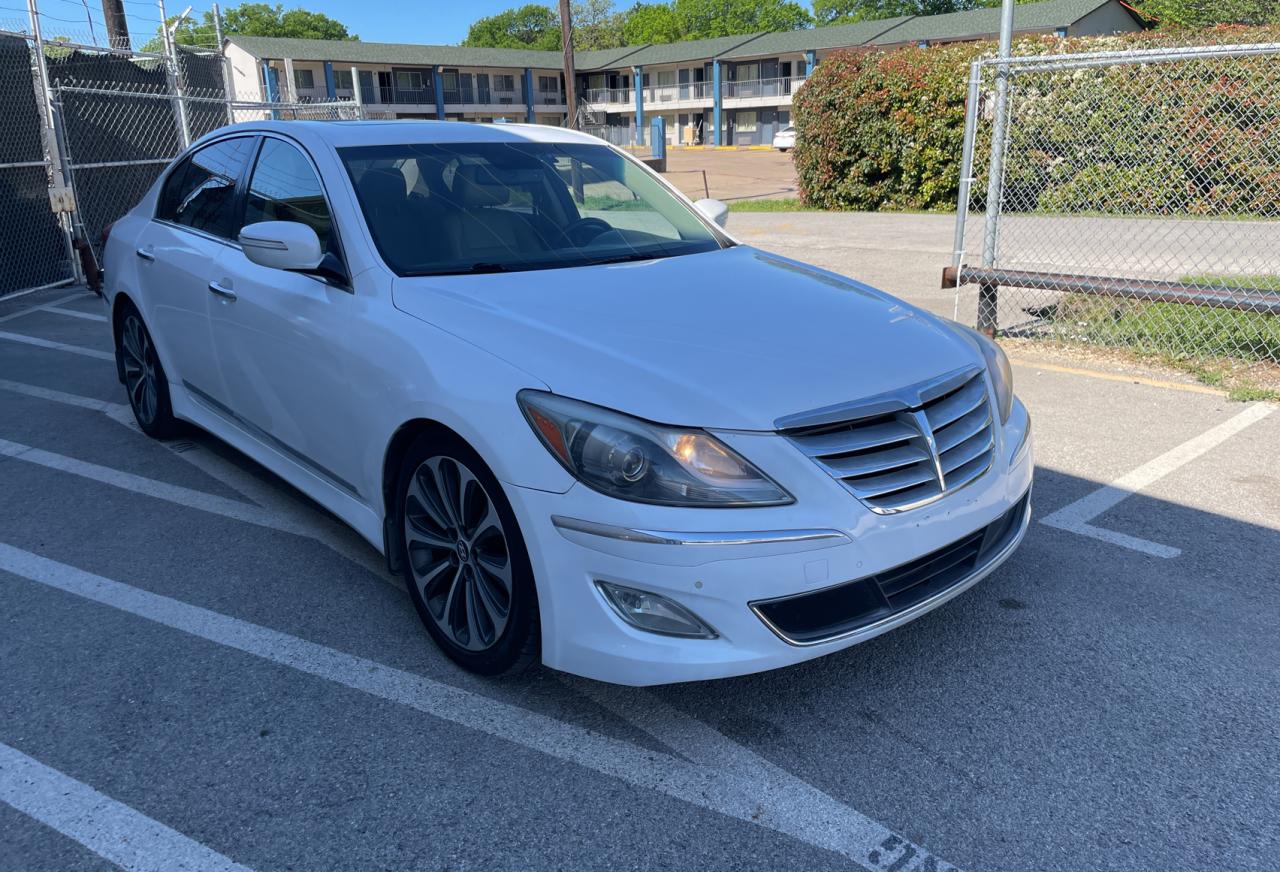 hyundai genesis 2013 kmhgc4dh3du237525