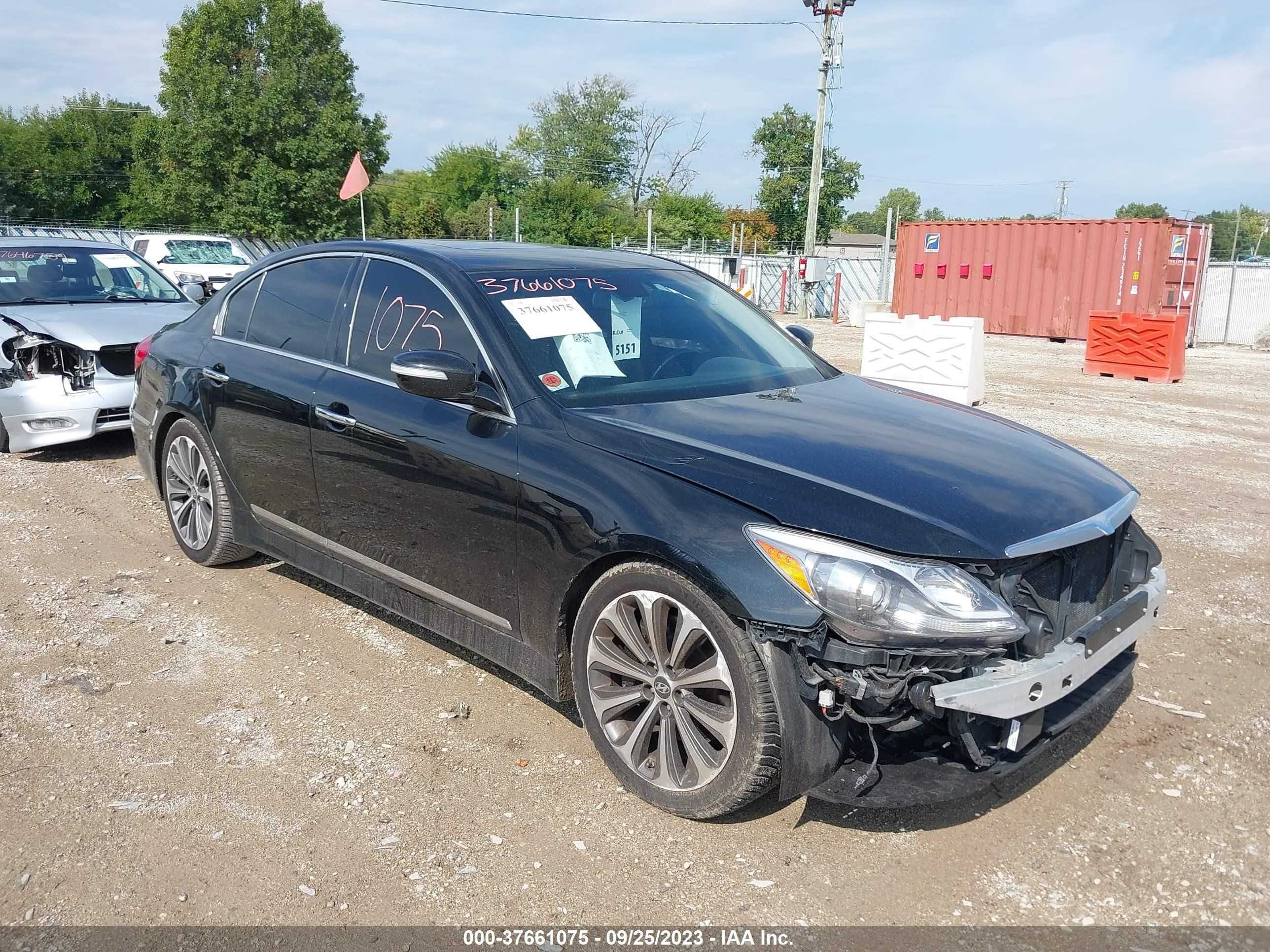 hyundai genesis 2013 kmhgc4dh3du245124