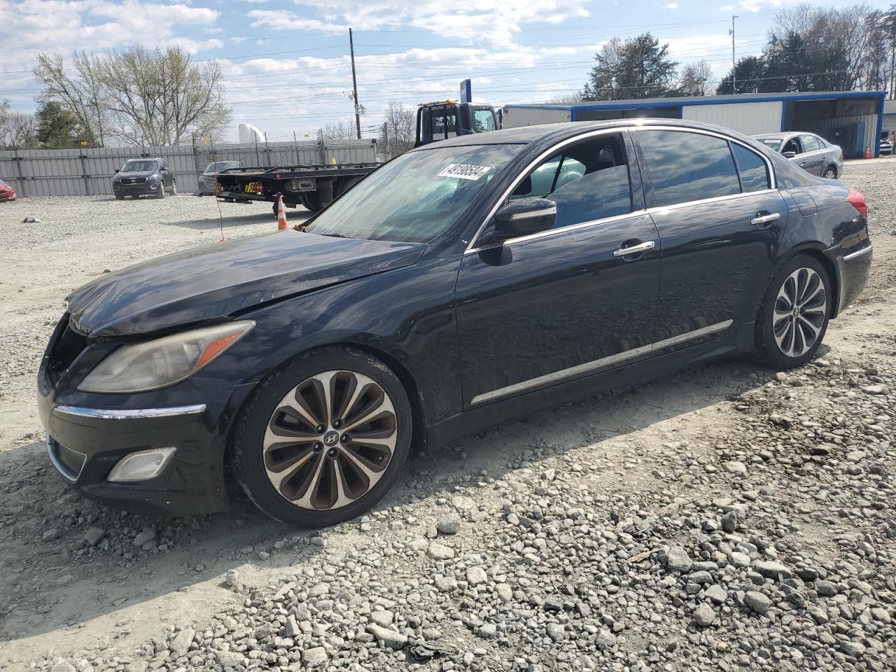 hyundai genesis 2012 kmhgc4dh9cu169407