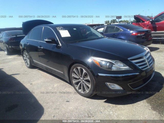 hyundai genesis 2013 kmhgc4dh9du232345