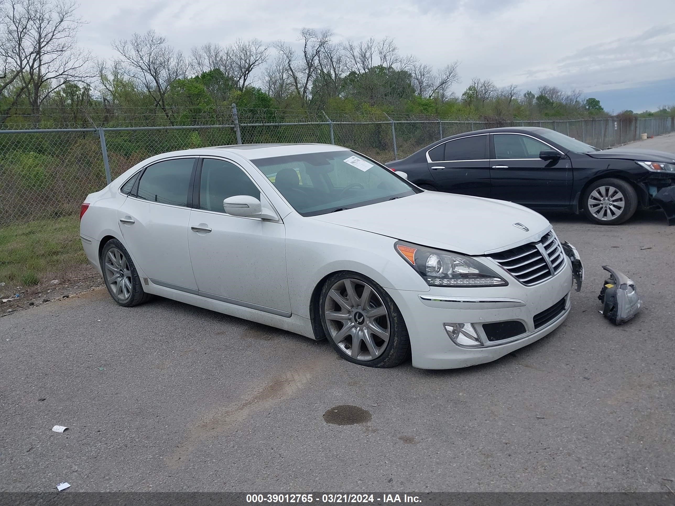 hyundai equus 2013 kmhgh4jh5du058456