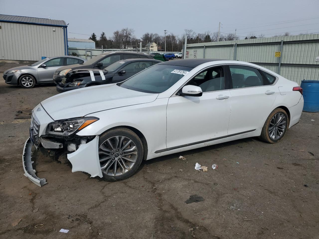 hyundai genesis 2016 kmhgn4je0gu107775