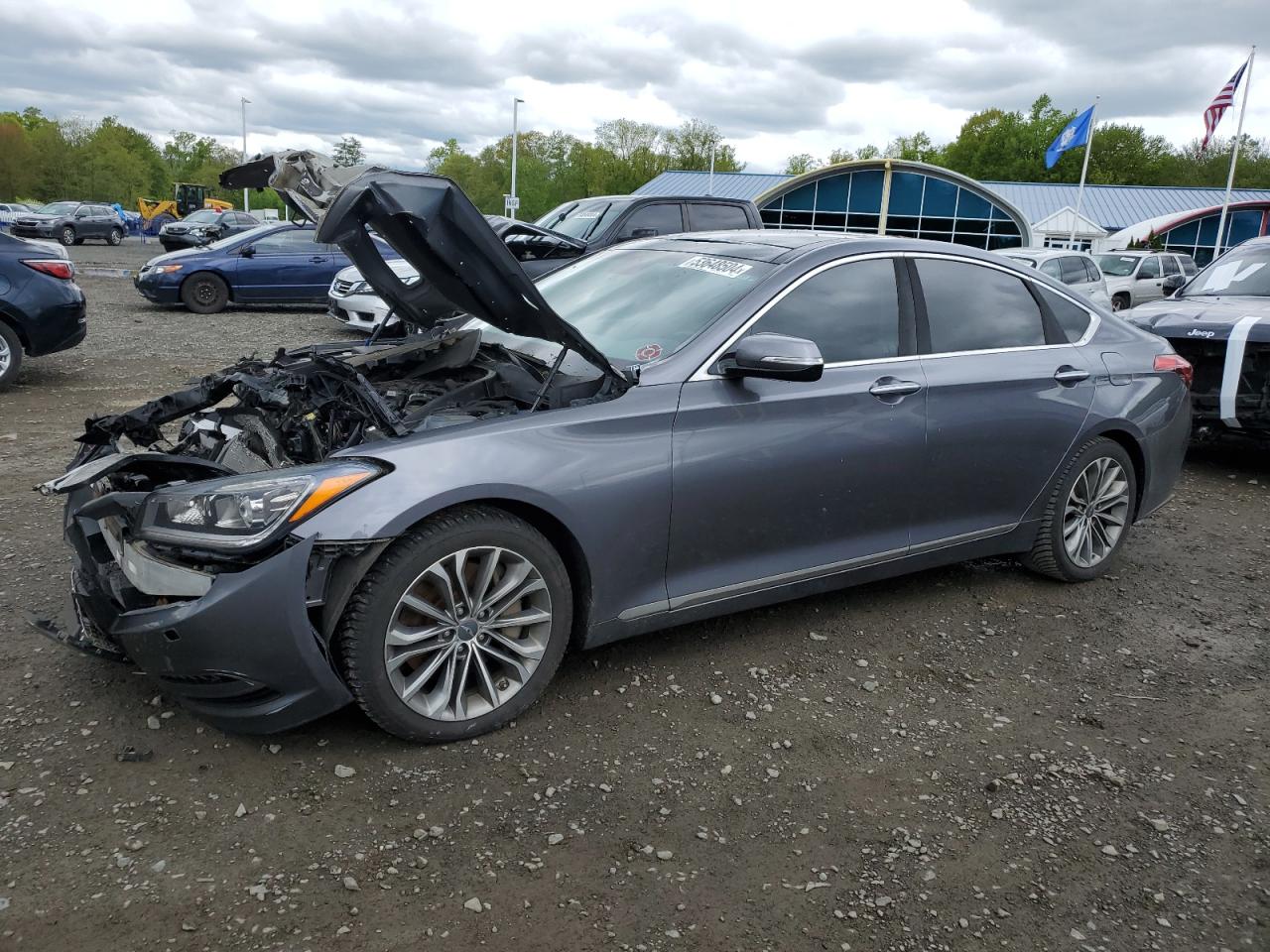 hyundai genesis 2015 kmhgn4je1fu059086