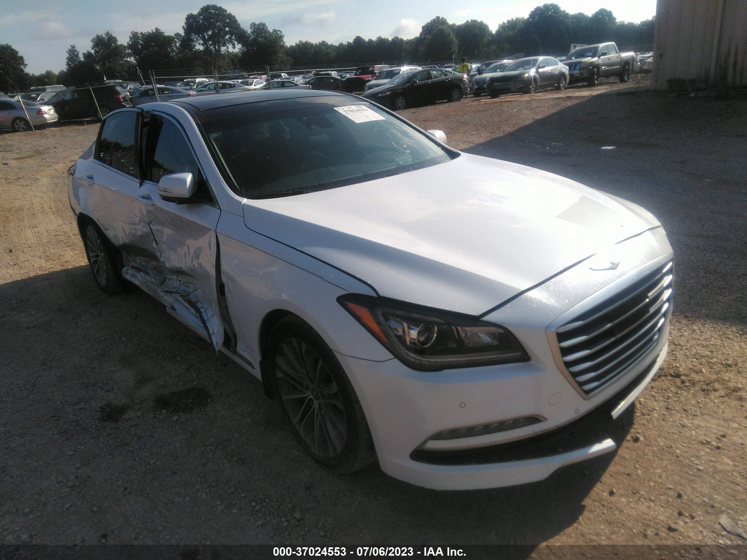 hyundai genesis 2016 kmhgn4je3gu117815