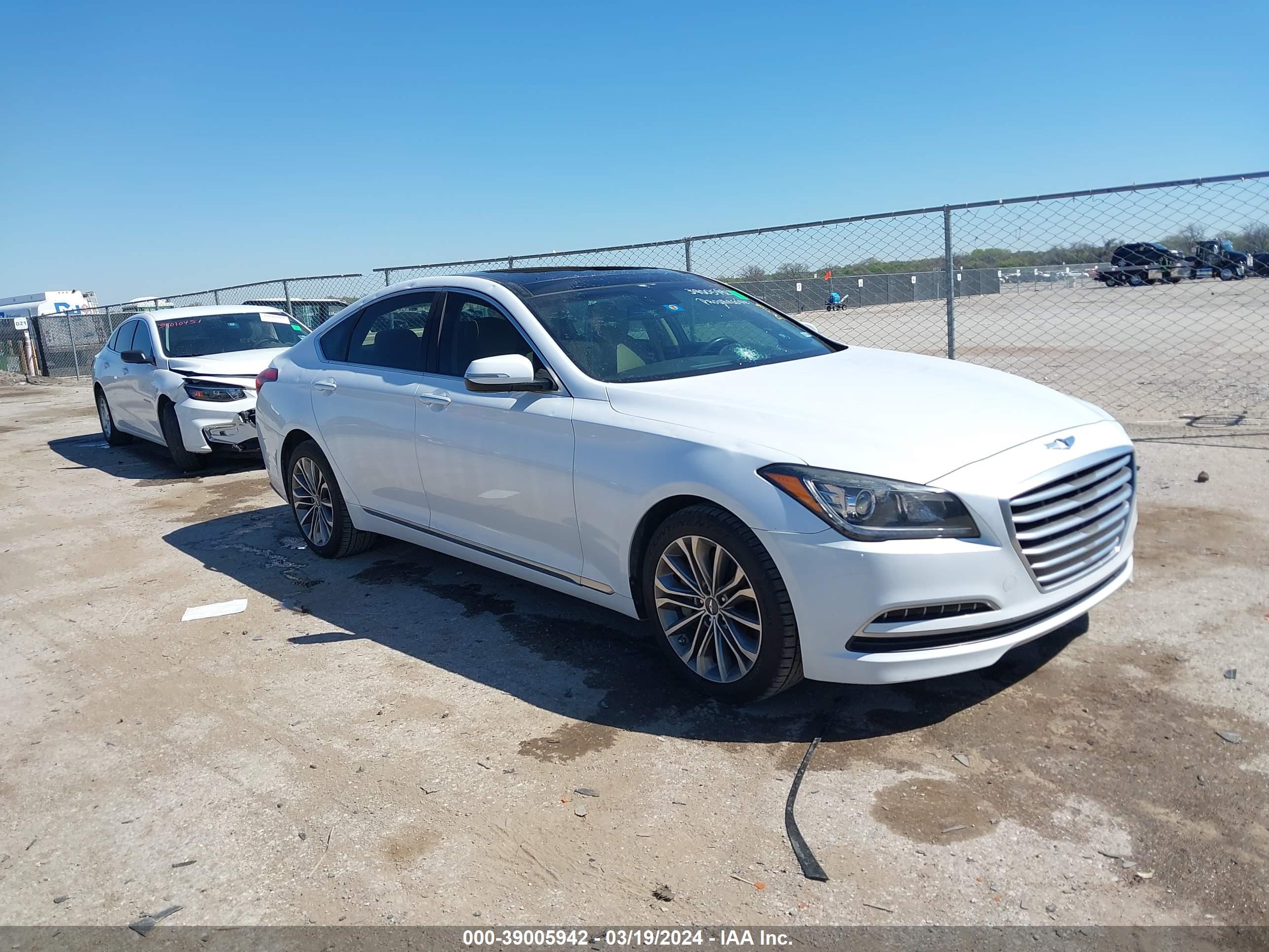 hyundai genesis 2015 kmhgn4je4fu018709