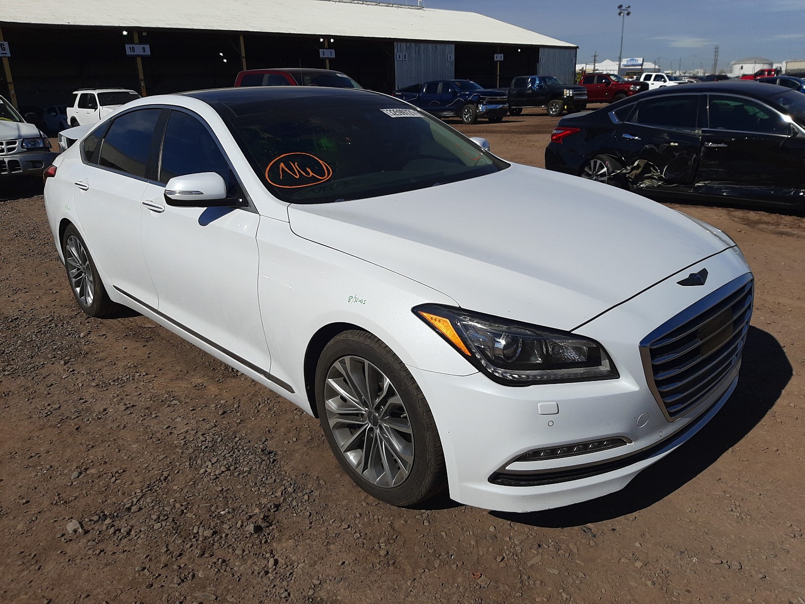 hyundai genesis 3. 2016 kmhgn4je4gu110727