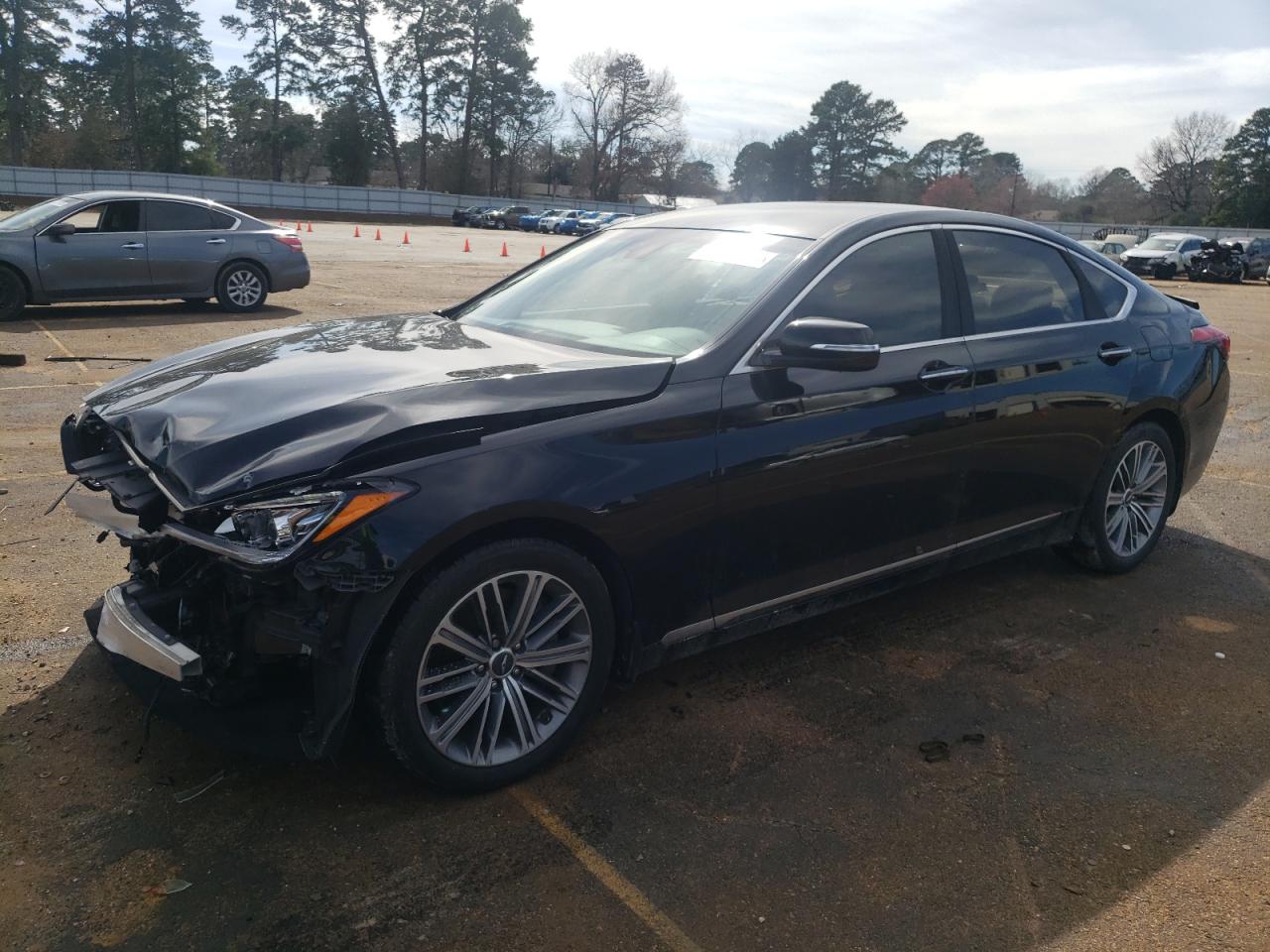 genesis g80 2018 kmhgn4je4ju238957