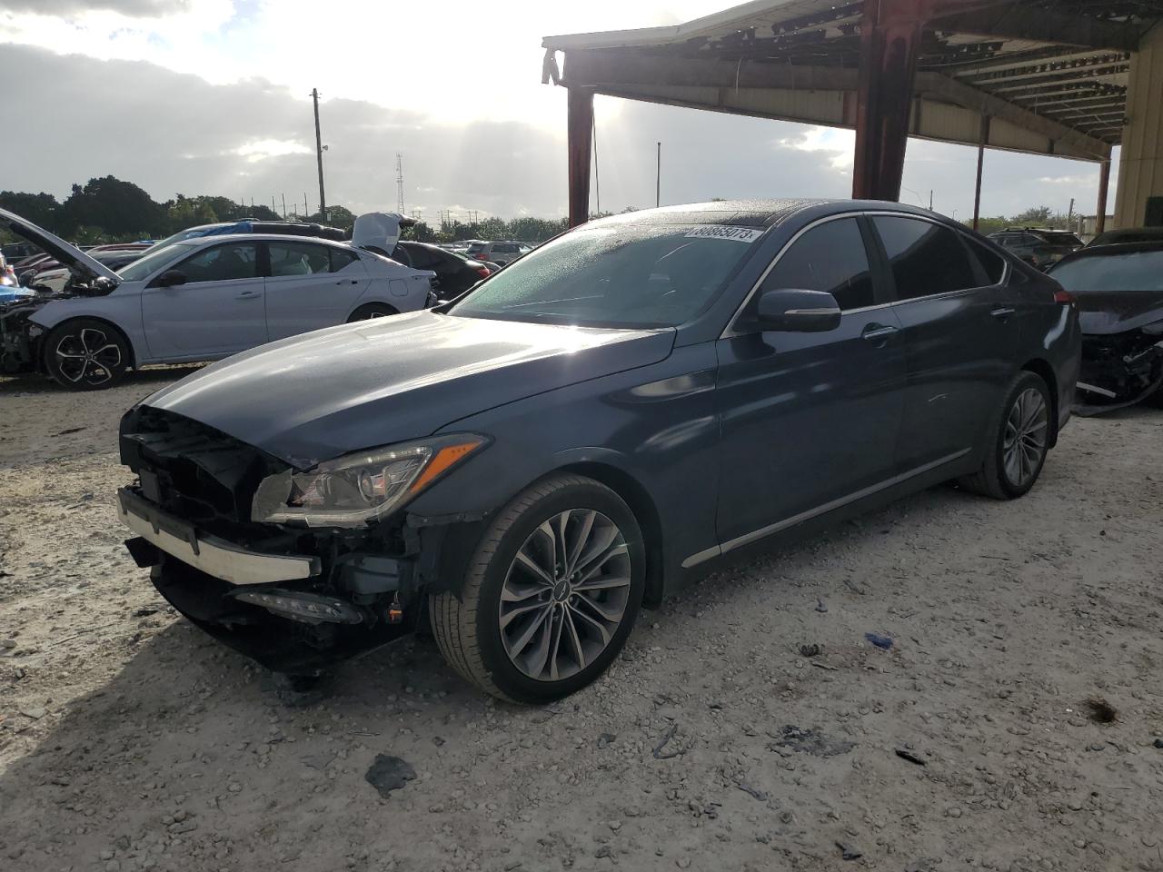 hyundai genesis 2016 kmhgn4je6gu106839