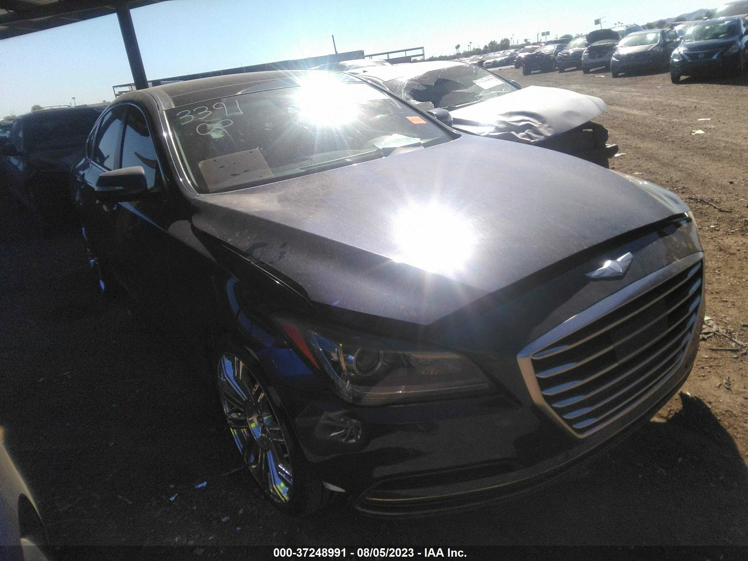 hyundai genesis 2015 kmhgn4je9fu090960