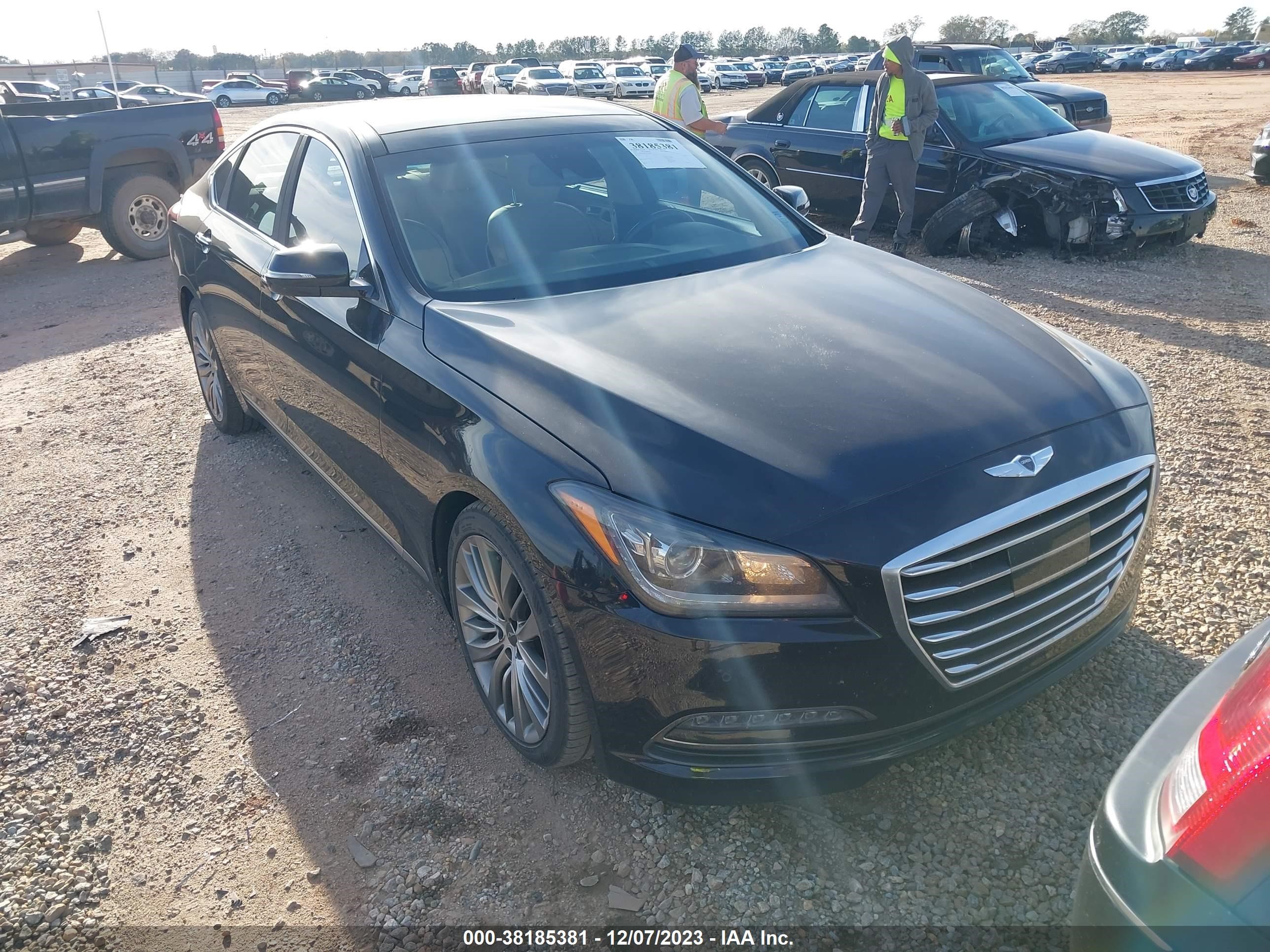 hyundai genesis 2015 kmhgn4jf1fu044631