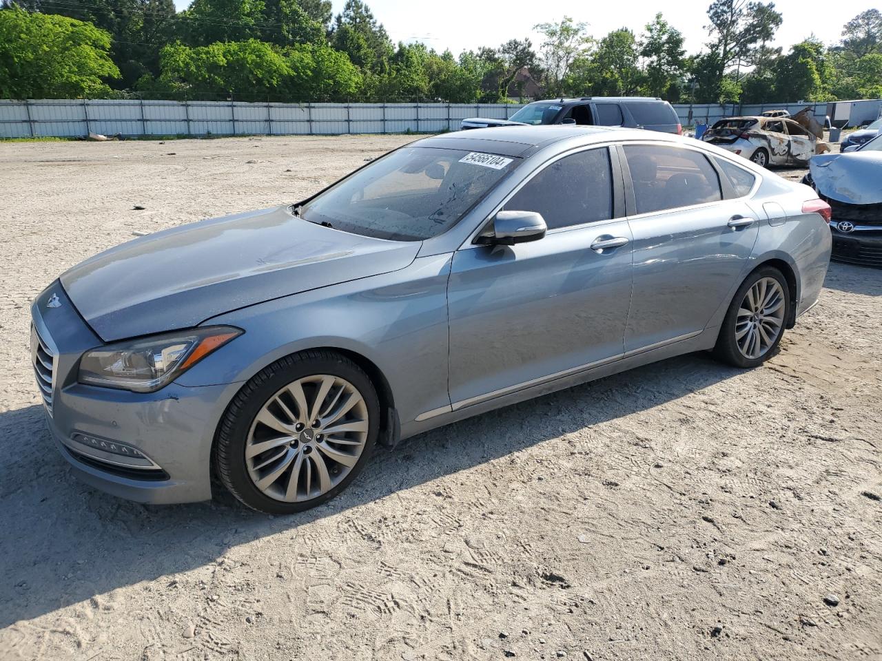 hyundai genesis 2015 kmhgn4jf3fu074990