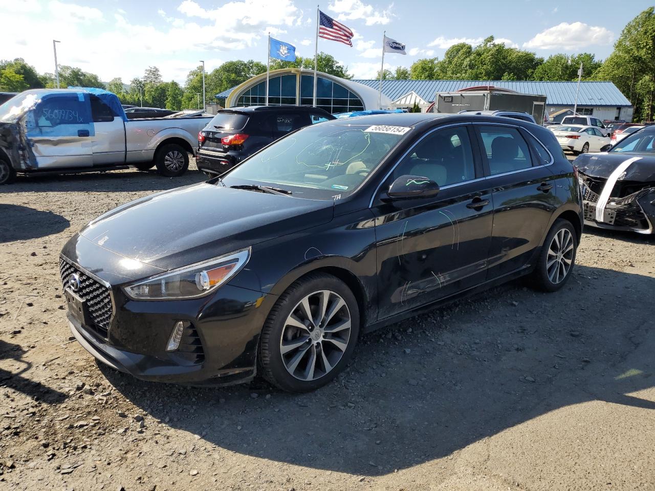 hyundai elantra 2018 kmhh35le1ju032962