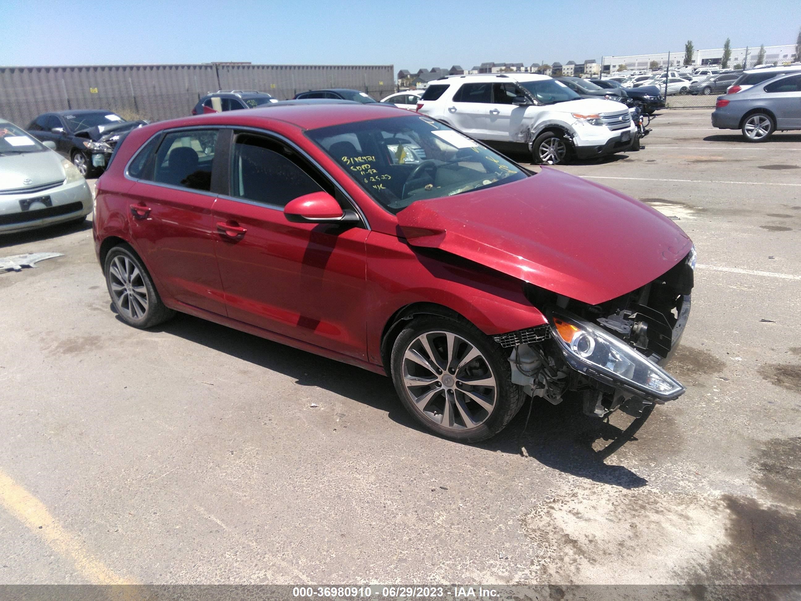 hyundai elantra 2018 kmhh35le4ju059508