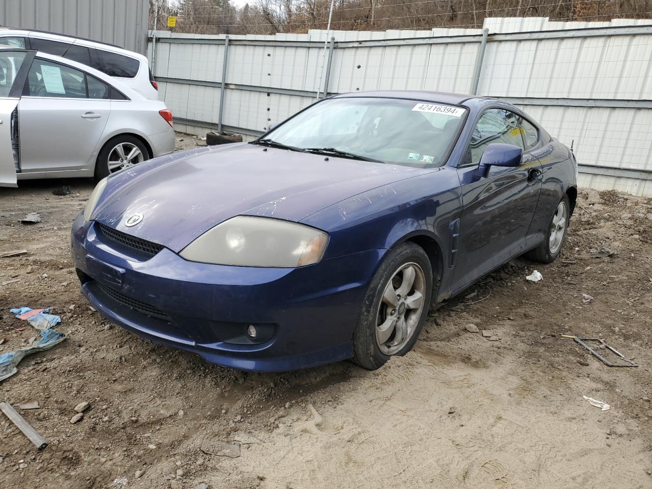 hyundai tiburon 2006 kmhhm65d16u228740