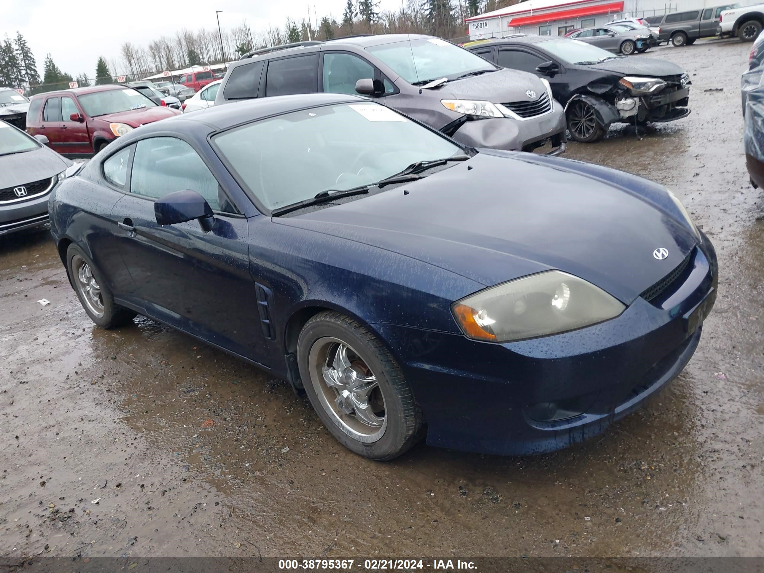 hyundai tiburon 2005 kmhhm65d45u178186