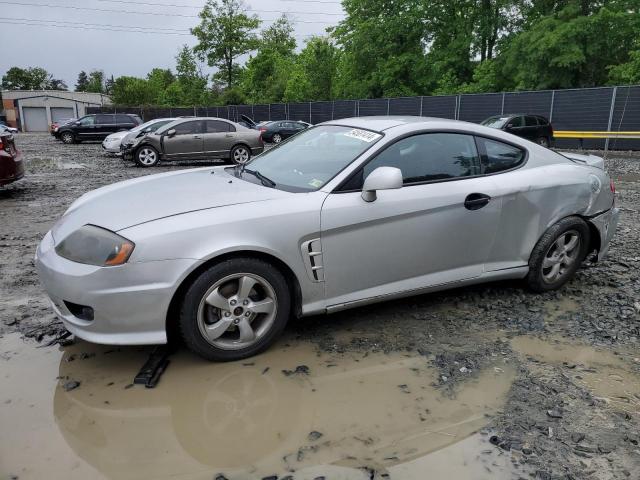 hyundai tiburon 2006 kmhhm65d66u214333