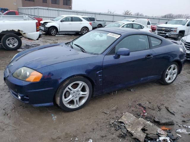 hyundai tiburon 2006 kmhhm65dx6u229756