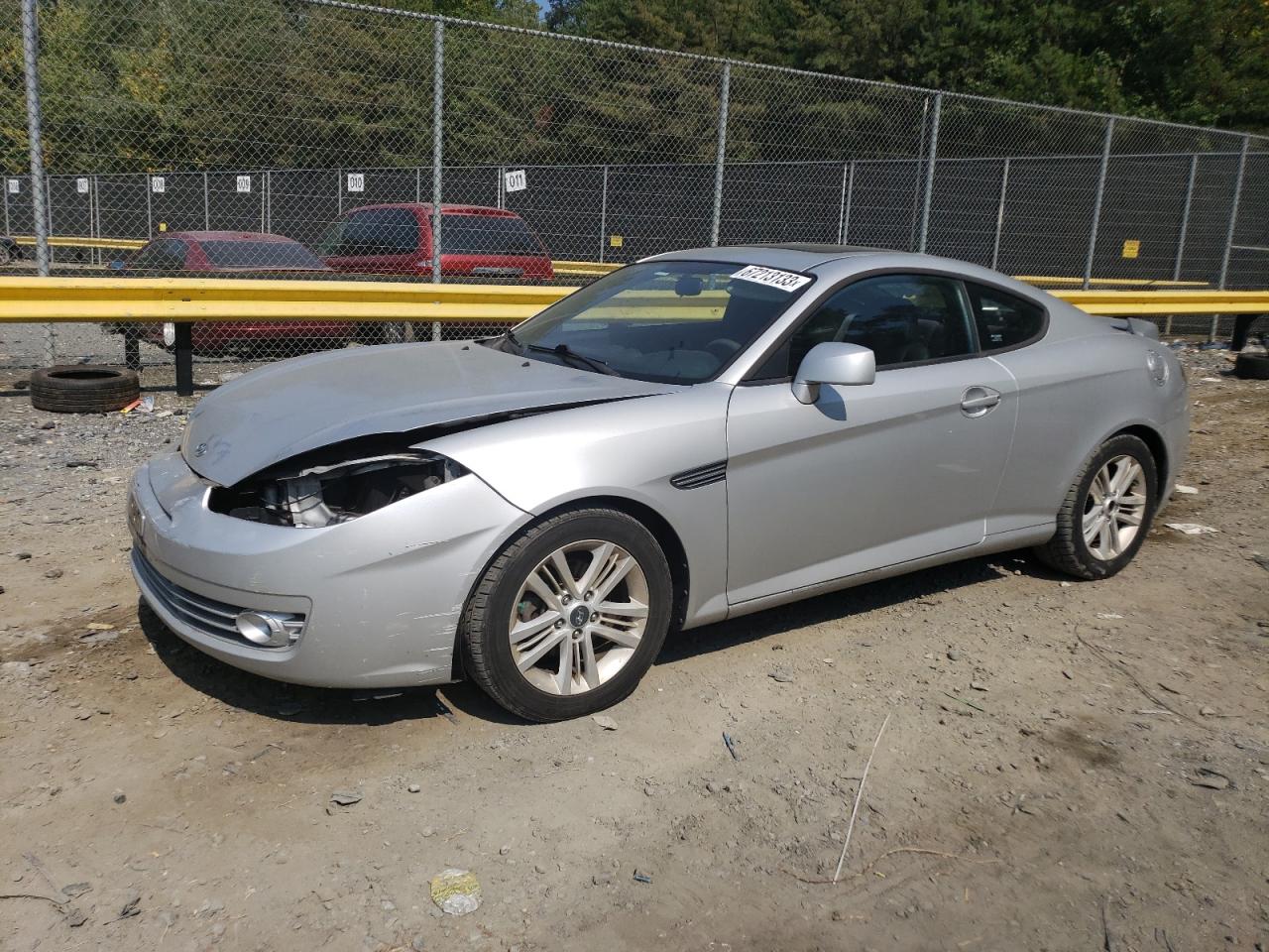 hyundai tiburon 2008 kmhhm66d78u275112