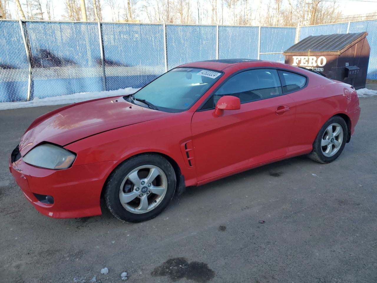 hyundai tiburon 2006 kmhhn65dx6u231133