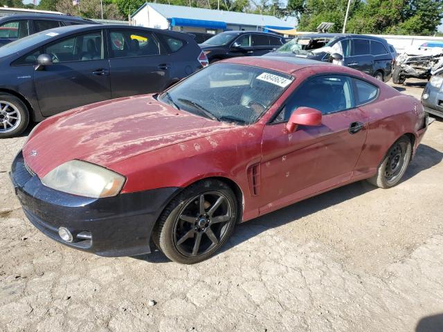 hyundai tiburon gt 2006 kmhhn65f86u229009