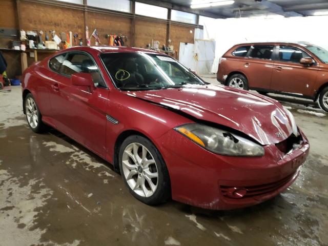 hyundai tiburon gt 2008 kmhhn66f18u281857