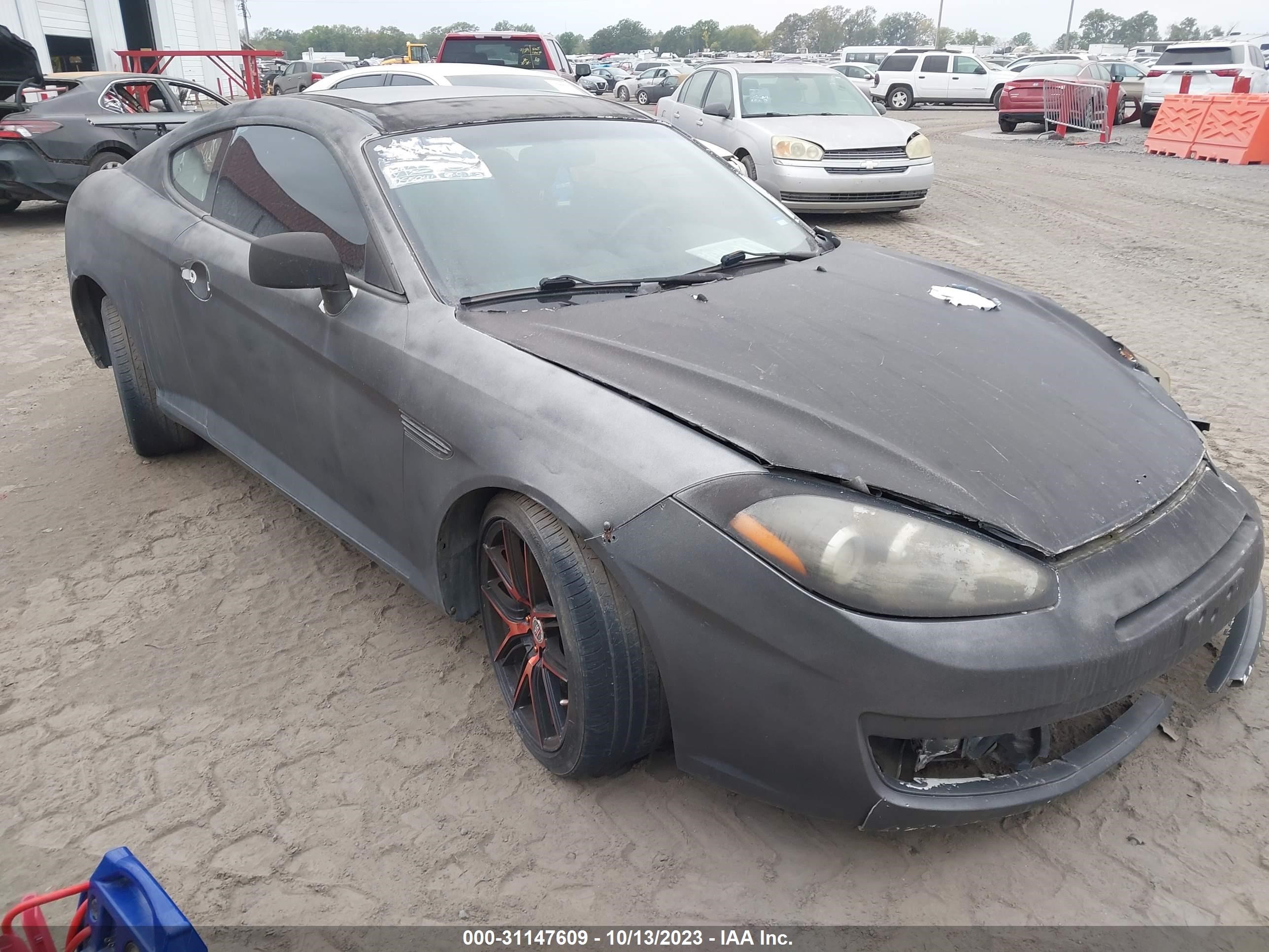 hyundai tiburon 2007 kmhhn66f97u235966