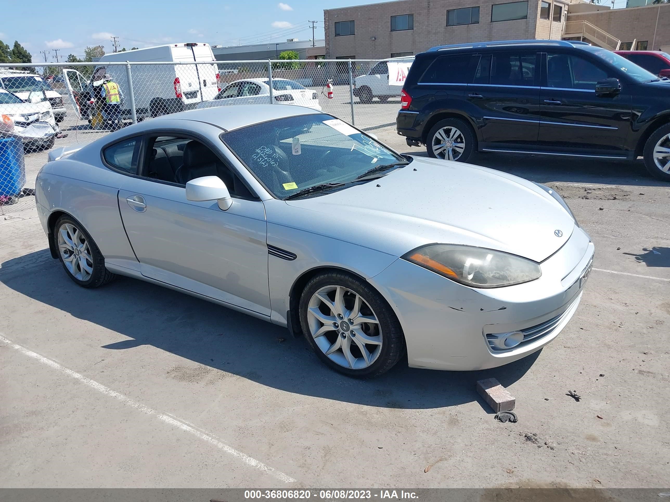 hyundai tiburon 2007 kmhhn66f97u253187