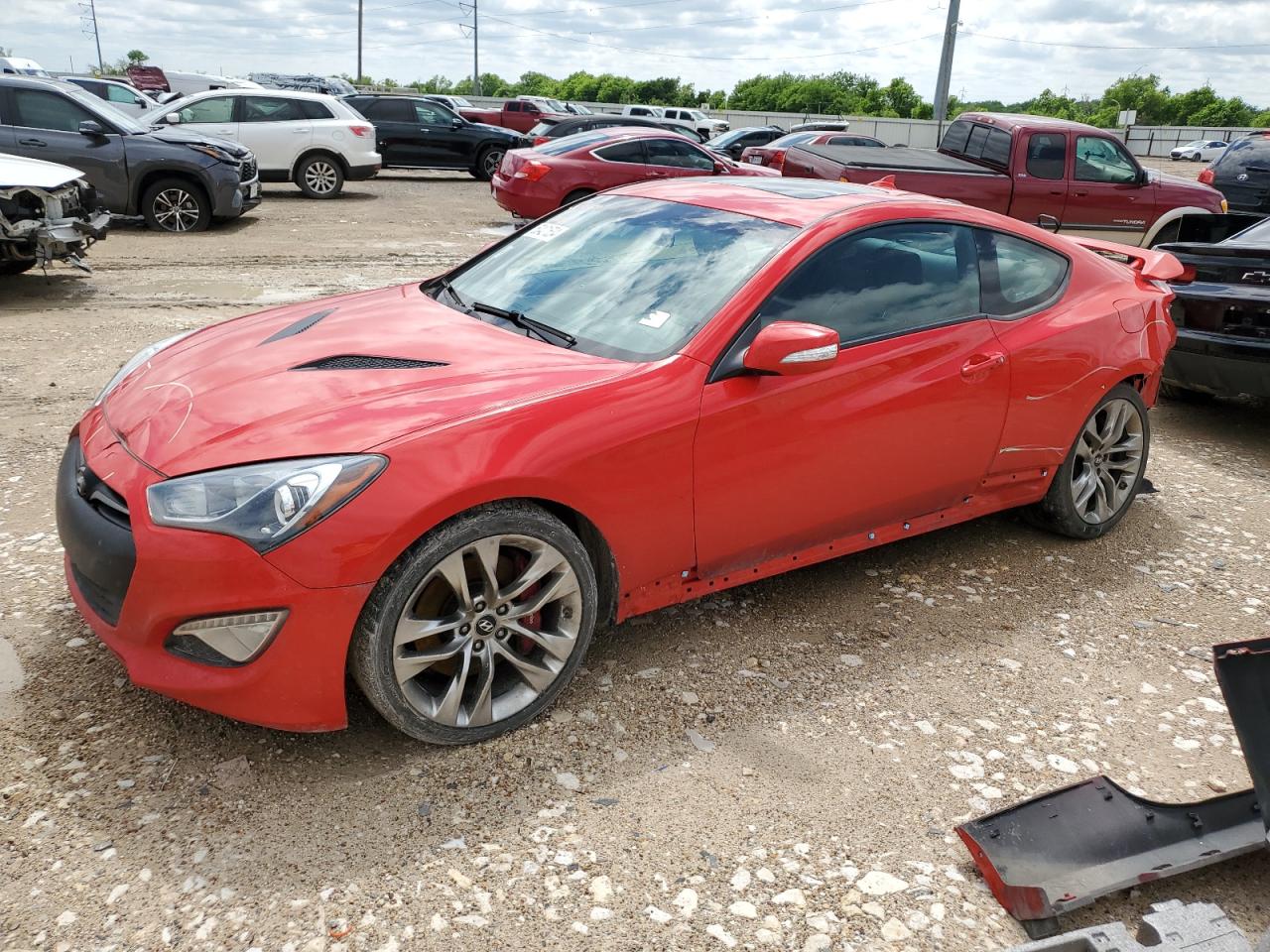 hyundai genesis 2013 kmhhu6kj7du110781