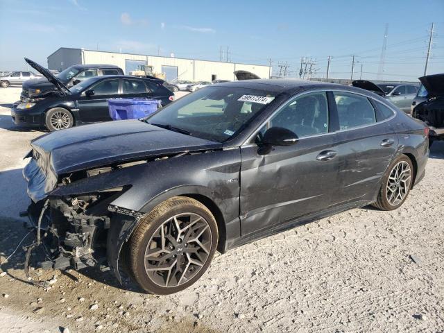 hyundai sonata n l 2022 kmhl14jcxna217708