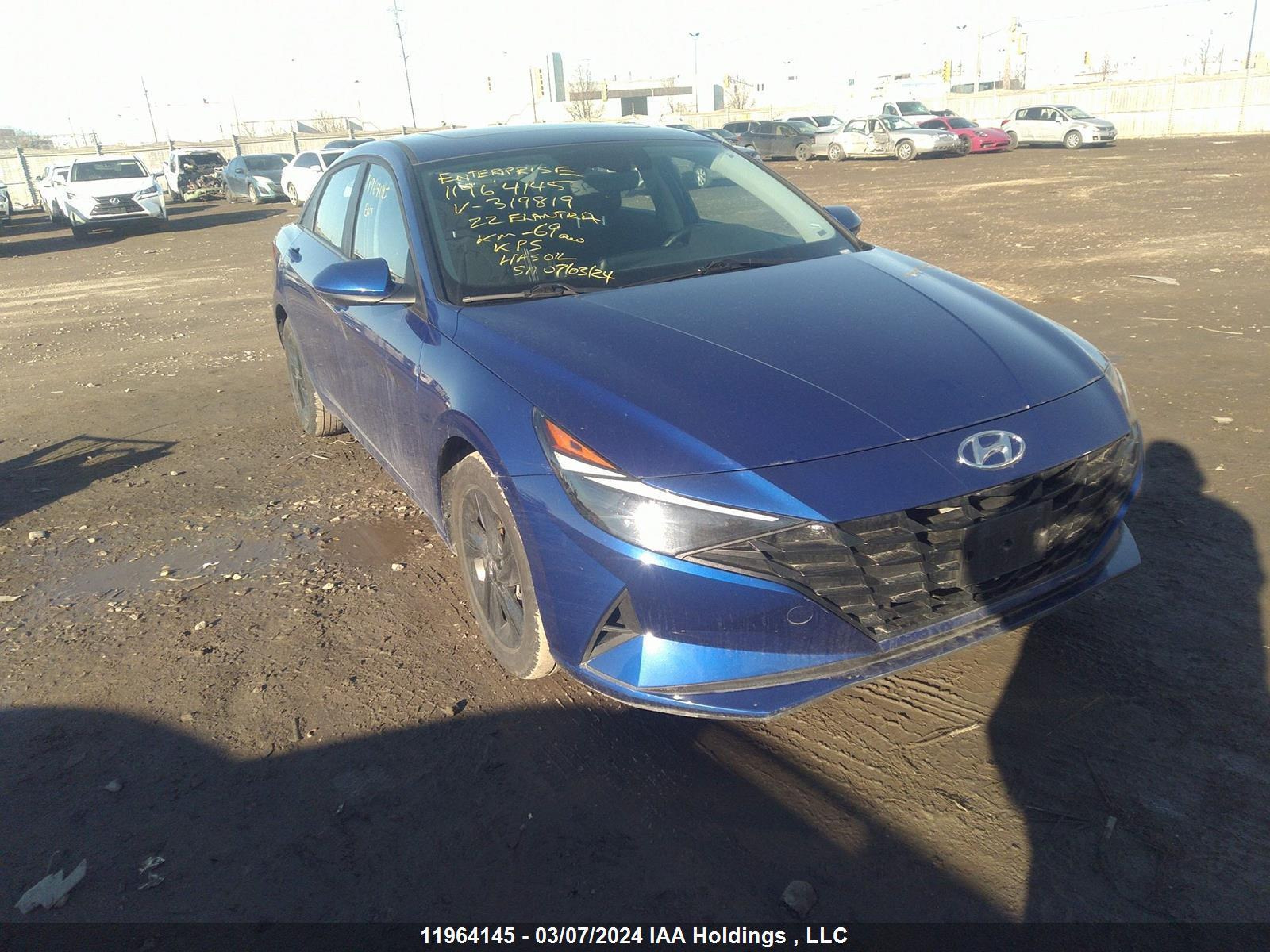 hyundai elantra 2022 kmhlm4ag2nu319819