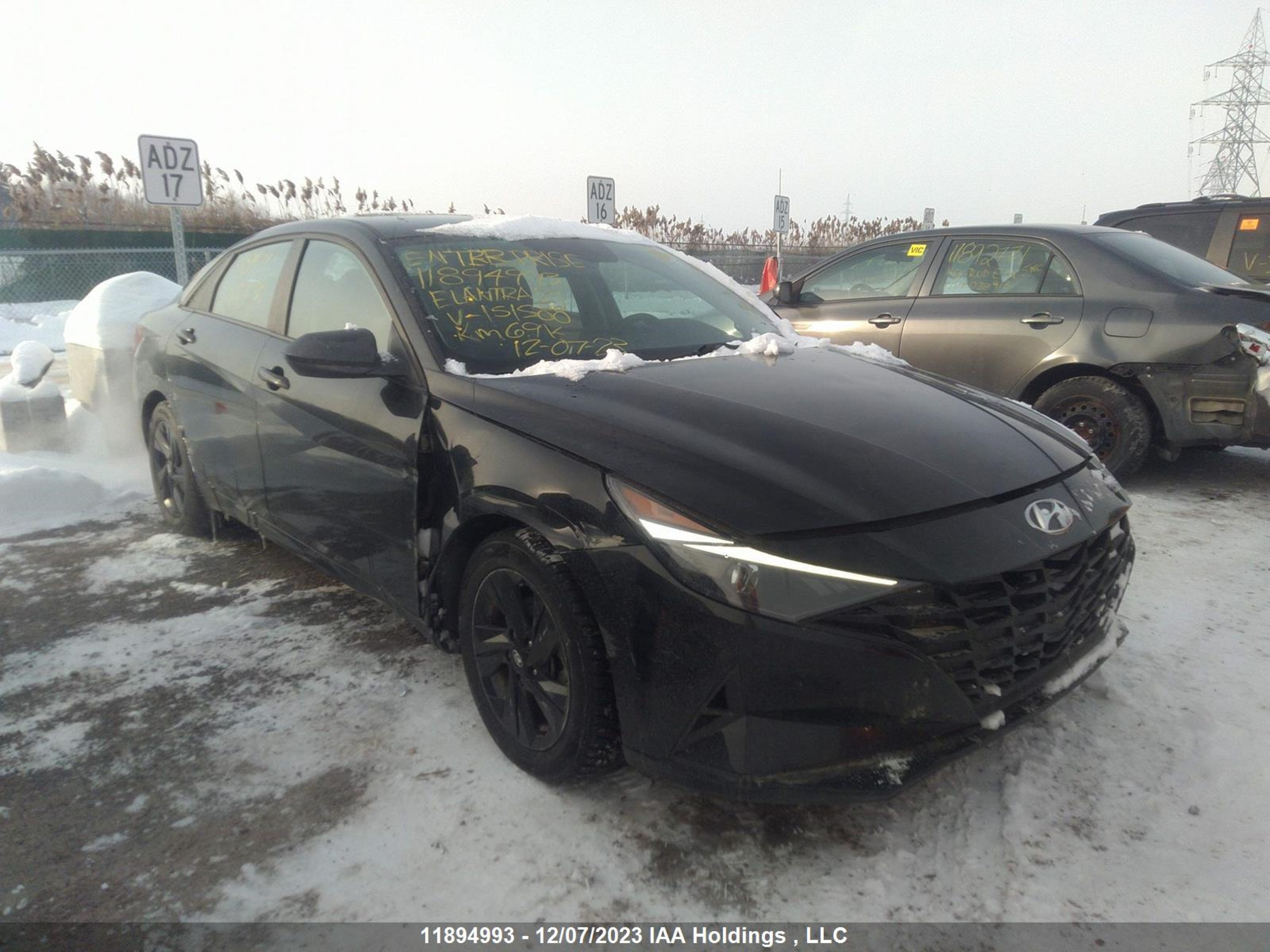 hyundai elantra 2021 kmhlm4ag3mu151588