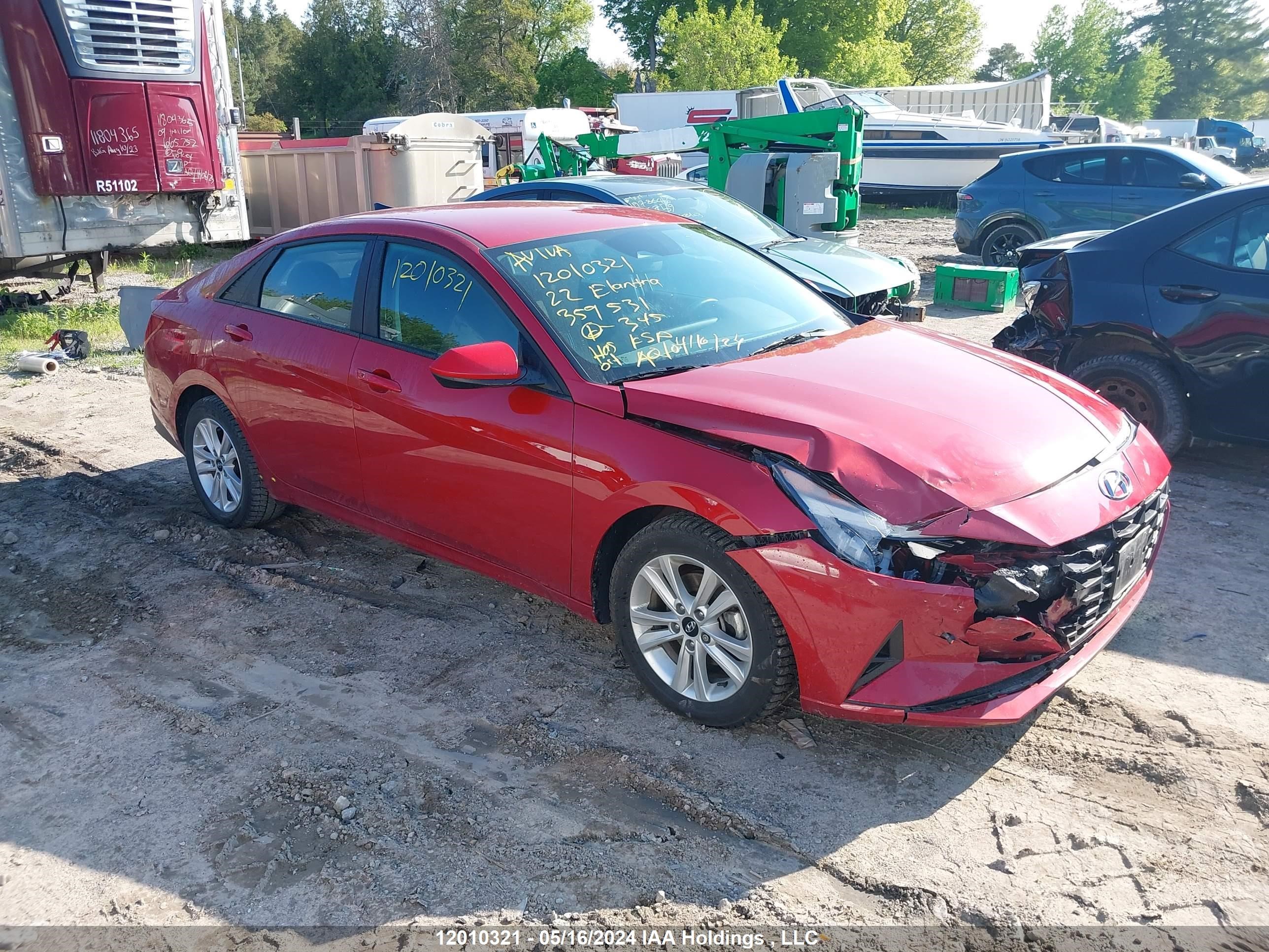 hyundai elantra 2022 kmhlm4ag4nu359531