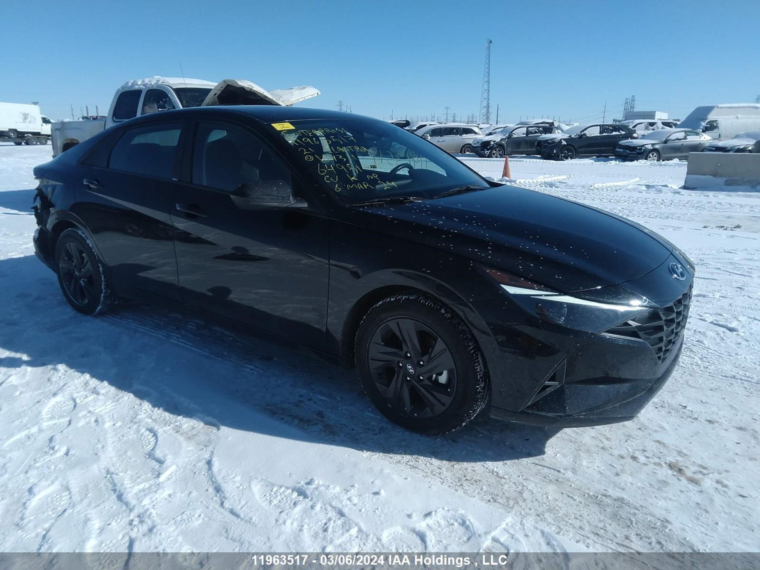 hyundai elantra 2021 kmhlm4ag7mu167311