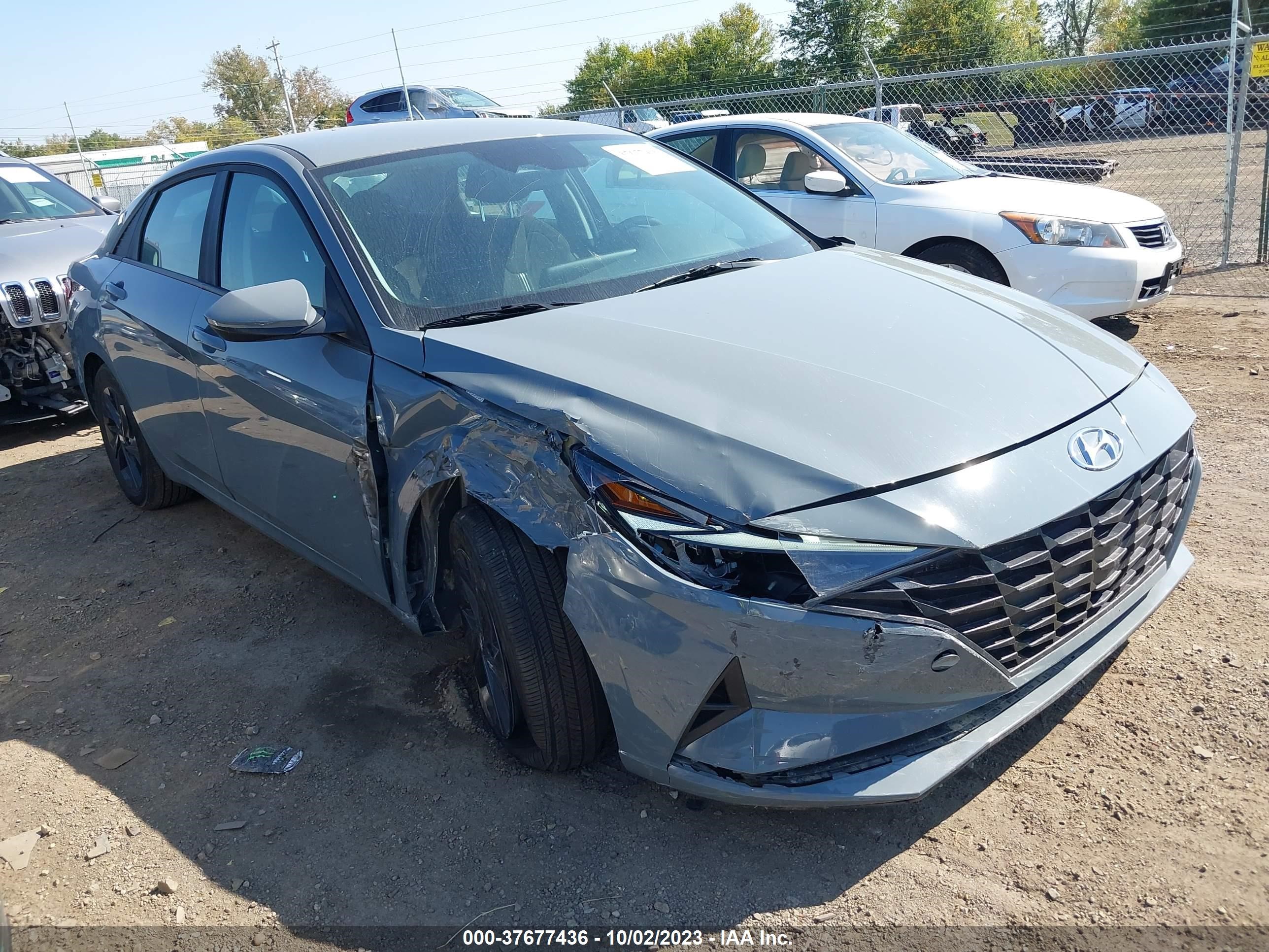 hyundai elantra 2022 kmhlm4ag7nu349575