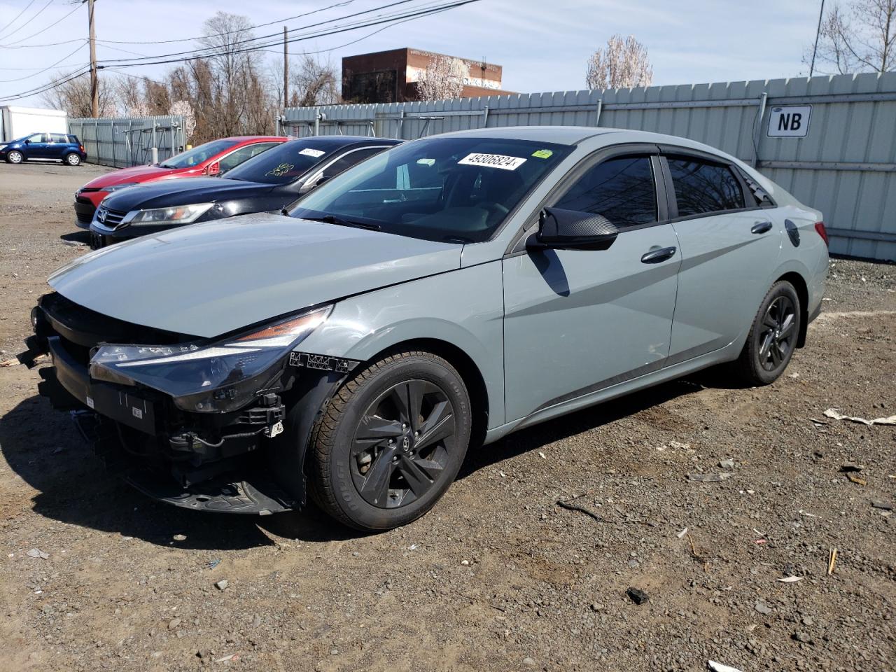 hyundai elantra 2021 kmhlm4agxmu091695