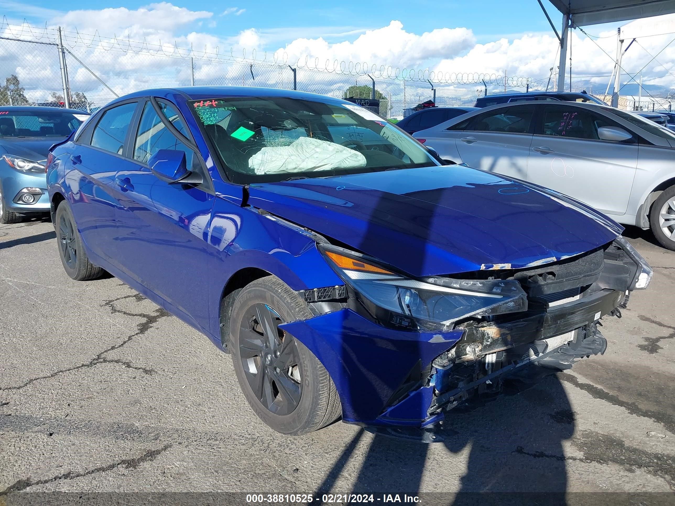 hyundai elantra 2021 kmhlm4agxmu124100