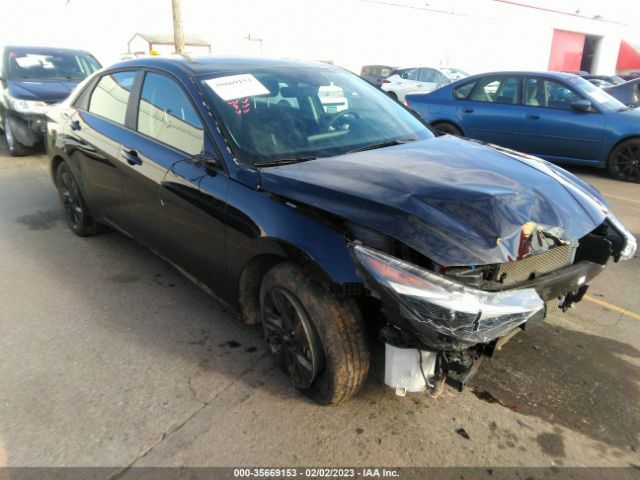 hyundai elantra hybrid 2021 kmhlm4aj1mu009512