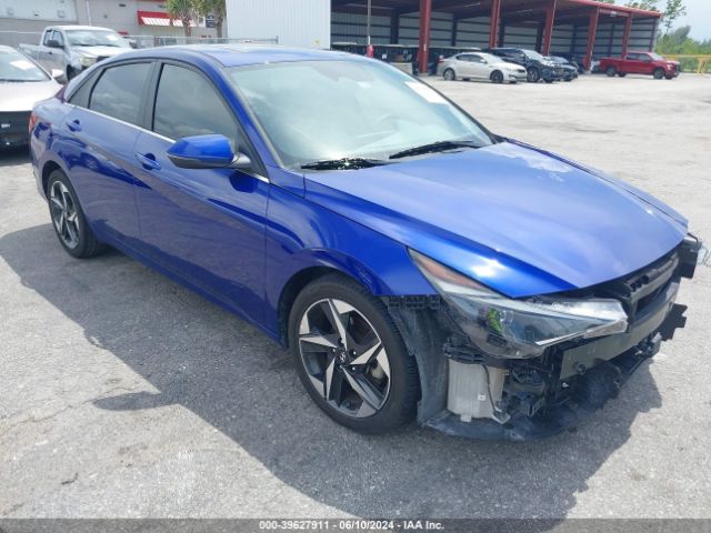 hyundai elantra 2021 kmhln4agxmu155585