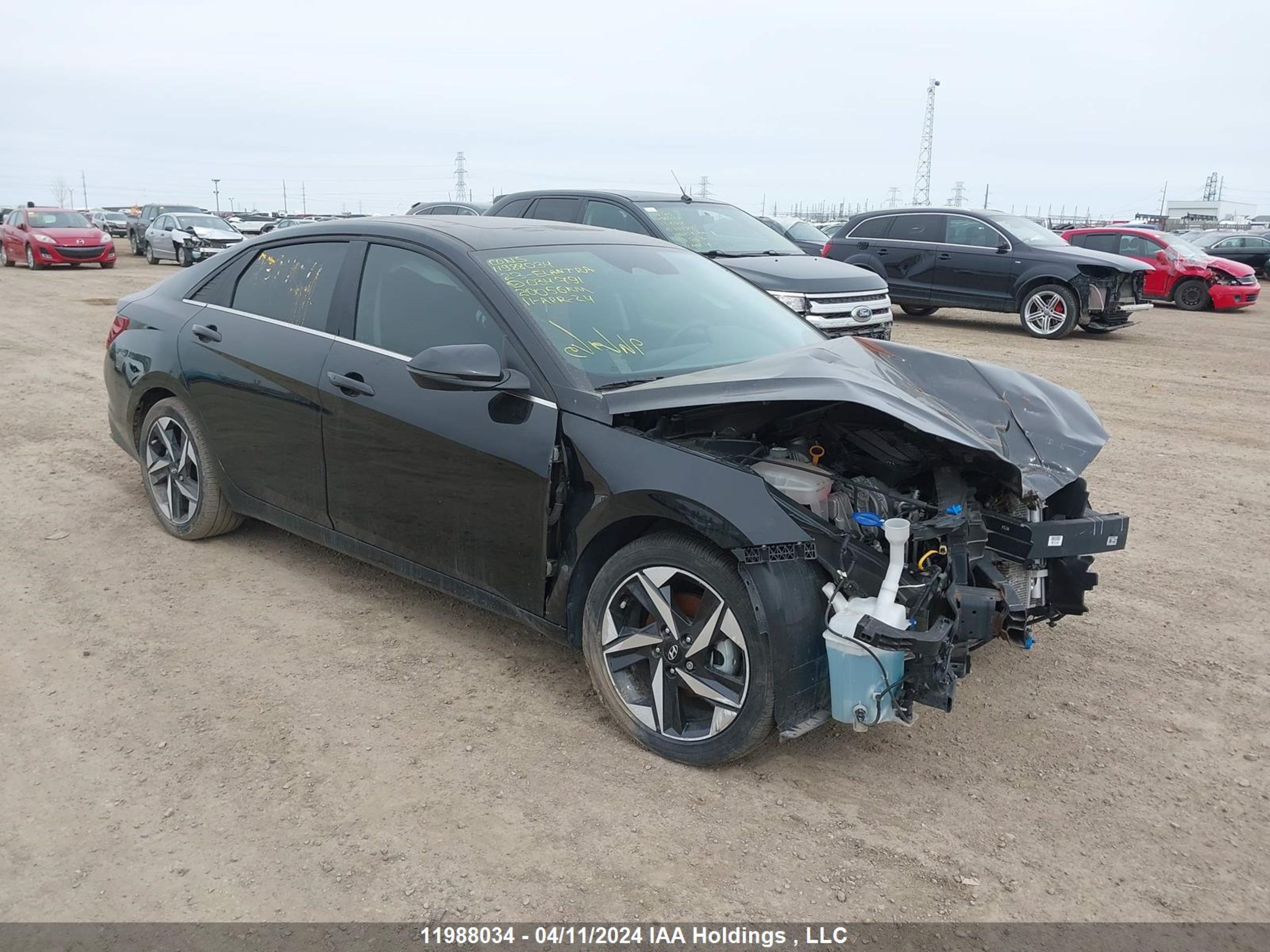 hyundai elantra 2023 kmhln4aj0pu034791