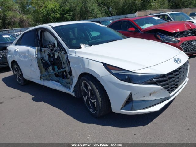 hyundai elantra hybrid 2021 kmhln4aj2mu011363