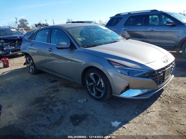 hyundai elantra hybrid 2021 kmhln4aj4mu008674