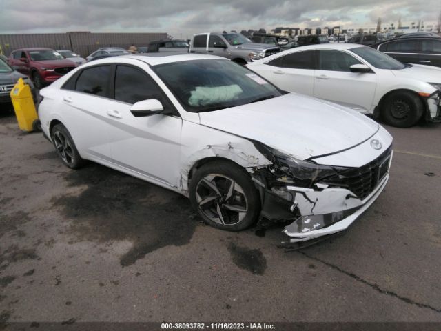 hyundai elantra hybrid 2021 kmhln4aj5mu011602