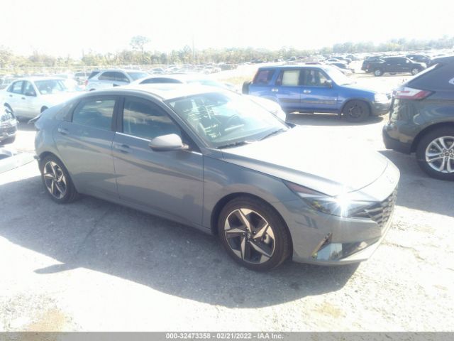 hyundai elantra hybrid 2021 kmhln4aj6mu008711