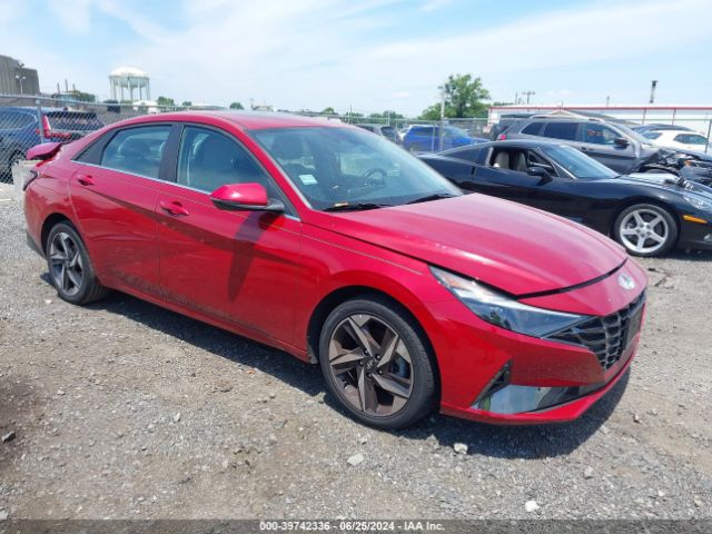 hyundai elantra hybrid 2022 kmhln4aj7nu032291