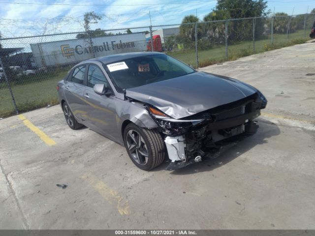 hyundai elantra hybrid 2021 kmhln4aj8mu003641