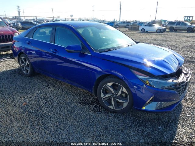 hyundai elantra hybrid 2021 kmhln4aj9mu010792